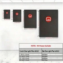1pc, Poster Quỷ Tắm Trong Ly Rượu Vang Đỏ, Nghệ Thuật Trang Trí Tường Nhà, Trang Trí Phòng Nhạc, Trang Trí Studio, Trang Trí Văn Phòng, Trang Trí Phòng Thẩm Mỹ, Không Khung - Nhiều màu - Xem 5