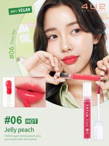 4U2 Lip Gloss SERUM TINT OIL 06 JELLY PEACH - 06 JELLY PEACH - View 2