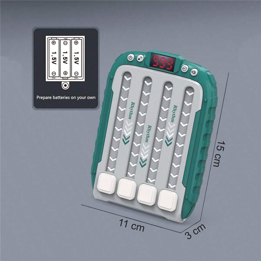 1pc Musical Rhythm Stairs Stepper Game Machine With LightUp Buttons