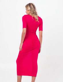 Pink Labrava Super Midi Dress - 淺粉色 - 查看 3