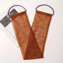 1/2 件非洲尼龙去角质浴巾，柔软且具有磨砂效果，尼龙浴巾用于去角质和泡泡，浴室配件