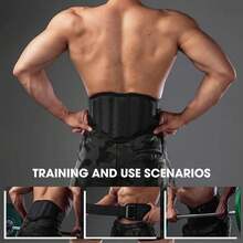 1 chiếc đai lưng tập luyện sức mạnh nâng tạ Deadlift, hỗ trợ bụng nén có thể điều chỉnh cho thể dục thể thao - Nhiều màu - Xem 3