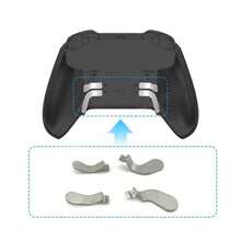 4 piezas / 5 colores de teclas metálicas posteriores para controlador TOPWOLF Original PS 5-Edge, compatible con el gamepad PS 5 Edgeelite - Juego de paletas - Ver 10