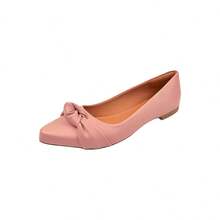 Women's Pointed Toe Napa Pumps Fashion And - Màu hồng gỉ - Xem 2