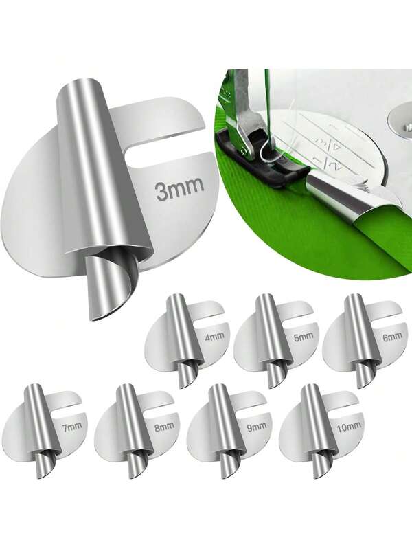 "Universal Sewing Machine Presser Foot Set - 10PCs Multi-Function Sewing Feet For Home & Industrial Machines (Including Zipper, Buttonhole & Quilting Feet) - Heavy Duty Metal Accessories"