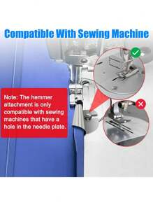 "Universal Sewing Machine Presser Foot Set - 10PCs Multi-Function Sewing Feet For Home & Industrial Machines (Including Zipper, Buttonhole & Quilting Feet) - Heavy Duty Metal Accessories"