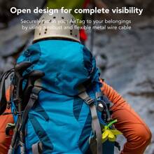 1 件 AirTag 保护套带钥匙扣，耐用时尚的防丢失追踪器保护套，男女通用钥匙扣，包手机行李吊坠汽车配件可爱哥特 Y2k