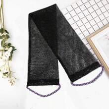 1/2 件非洲尼龙去角质浴巾，柔软且具有磨砂效果，尼龙浴巾用于去角质和泡泡，浴室配件