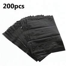 Bộ 100/200 chiếc bao đựng chai vệ sinh hình xăm Naom, bao đựng chai bóp dày, túi vệ sinh hình xăm, bảo vệ chai nhựa, túi chống bụi, vật tư hình xăm, cần thiết cho các studio xăm hình, quà tặng Ngày của Mẹ, khuyến mãi mùa xuân - màu đen - Xem 9