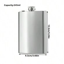 Bình đựng nước bằng thép không gỉ Bình đựng nước di động Bình đựng nước di động Bình đựng nước bằng kim loại phẳng ngoài trời, Đồ dùng lưu trữ, Trang trí phòng, Có thể dùng đựng nước uống, cà phê, sữa, đồ uống, v.v., Thích hợp cho nhà bếp, nhà hàng, quán bar, tiệc tùng, tụ họp, đám cưới, quà tặng cho bạn bè, quà tặng cho bạn trai, quà tặng cho cha, quà tặng Giáng sinh, quà tặng năm mới. - Nhiều màu - Xem 7