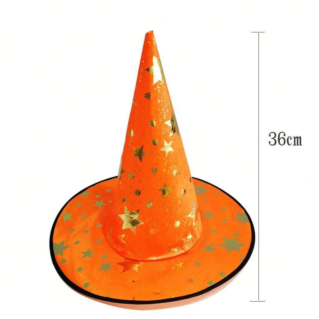 Chapeaux d'Halloween Déguisement adulte Chapeau de sorcier bronze