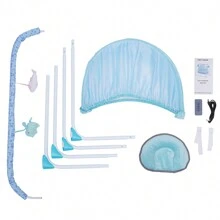 Rocker Baby Auto Swing Infant Cradle Bouncer Bed Chair+Music+Mat+Net Auto-Swing Electric Baby Crib Cradle Newborn Bassinet Sleep Bed Infant - 藍色 - 查看 3