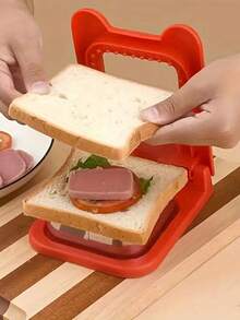 Stainless Steel Square Sandwich Maker Mold, Bread Toast Cutter, Sandwich Mold - Multicolor - View 3
