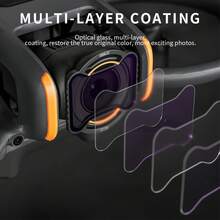 STARTRC Avata 2 ND Filters Set, 6 Pack CPL ND8 ND16 ND32 ND64 ND256 Neutral Density Camera Lens Filter Compatible With DJI Avata 2, Multi Coated HD Optical Glass, Aluminum Frame - Nhiều màu - Xem 2