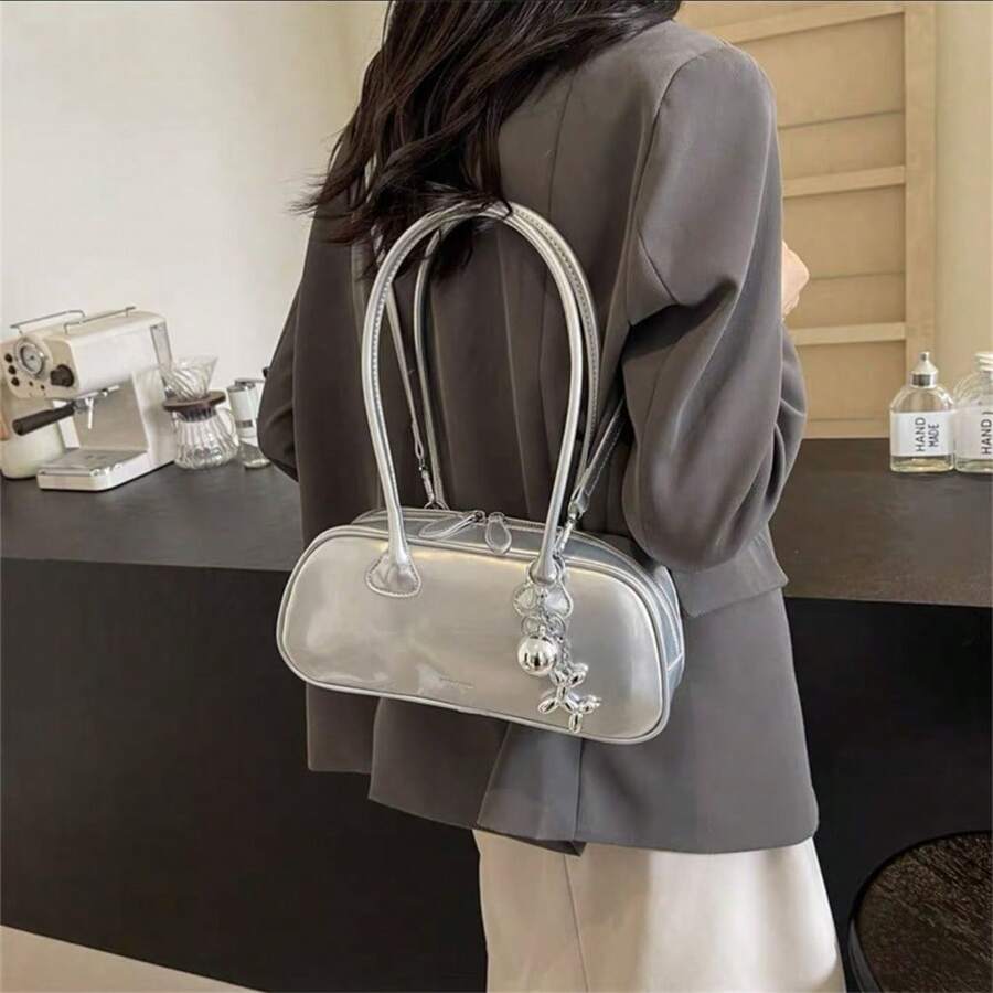 Paimilai New Red Portable Bowling Bag Women Shoulder Bag CYC8683 - Coffee Brown - View 1