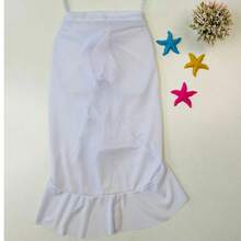 Beach Cover-Up Children's Pareo + Bikini Girls Swimsuit Summer Fashion - 黑色 - 查看 6