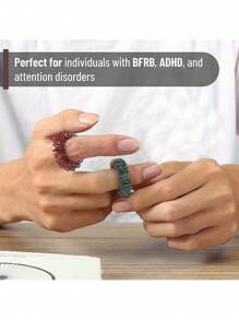 1/5pcs Sensory Rings, Stress Relief Fidget Sensory, Fidget Rings, Fidget Ring For Anxiety, Stress Relief Rings, Massager For Fidget ADHD , Silent Stress Reducer Ring