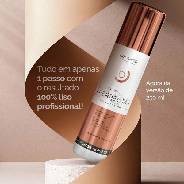 Progressiva Bio Definitive 12 Oils 19 Aminoácidos Borabella Perfecta 1L - Redutor De Volume Perfecta Bio Definitive Sem Formol 1L