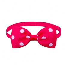 1pc Solid Color Pet Bow Tie, Black/Gold/Red/Green/Blue Pet Accessories, Bow Tie For Daily Use Of Cats And Dogs - Black - View 21