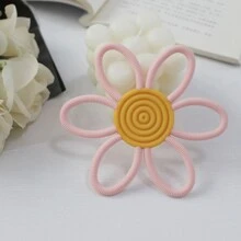 1 pièce Jouet de dentition en silicone pour bébé, Forme de fleur, Facile à nettoyer et à stériliser à haute température, Convient à une utilisation quotidienne