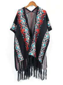 1 件佩斯利图案复古波西米亚雪纺围巾，百搭 4 季斗篷 - 彩色 - 查看 12