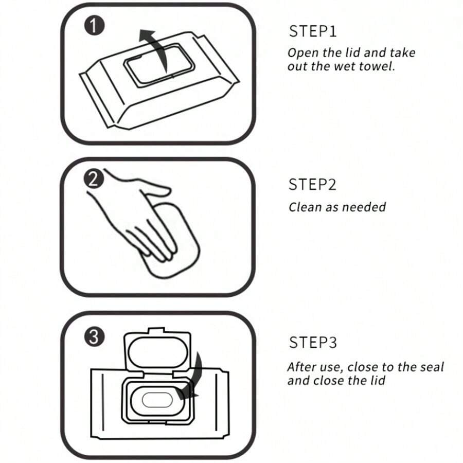 1pc 80Sheet Pet Wet Wipes, Unscented Dog Paw Cleansing Wipes, Suitable