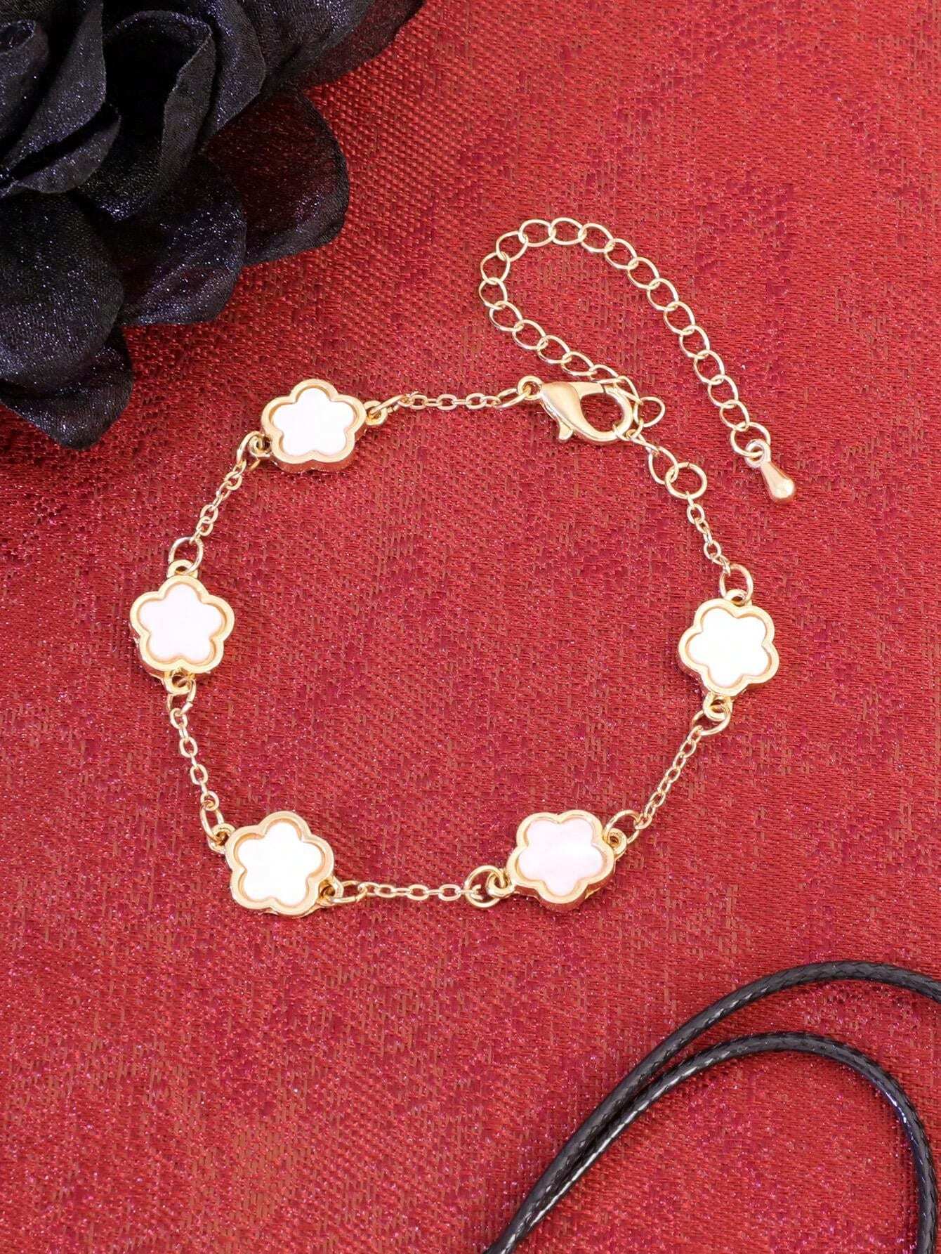 Women Lucky Clover Chain Bracelet for Sale Australia New Collection