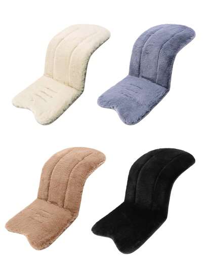 加厚保暖婴儿车座椅垫，柔软仿兔毛高脚椅垫