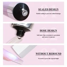 LIMEGIRL 1pc Double Head Nail Art Brush Construction Pen Height Setting Multifunctional Color Drawing Line Phototherapy Pen Nail Shop Special Tool Nail Art BrushChristmas