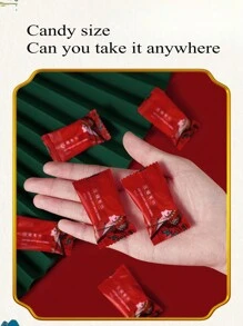 20片装压缩毛巾，加厚迷你手帕，旅行必备，一次性洁面湿巾，适用于卸妆、蒸脸、清洁面部 - 紅色 - 查看 4