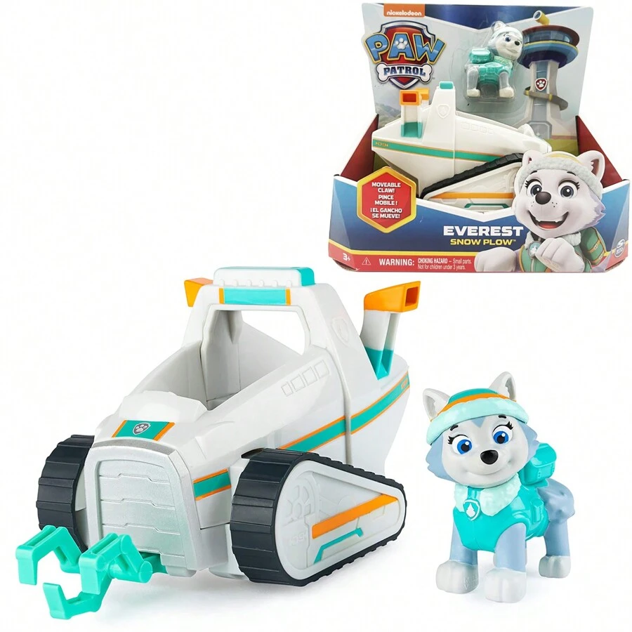 Spin Master Everest 雪铲车带收藏品模型，适合 3 岁及以上儿童