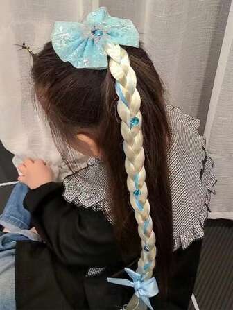 1pc Princess Style Braided Headband Hair Accessory For Girls, Kids