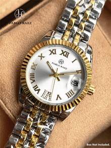 Pablo Raez 1件复古女士腕表 18K金女士腕表 原装经典珠宝 不褪色 奢华水晶 迷人礼服腕表 不锈钢金色 优雅 全新设计 石英表 - 均碼 - 查看 2