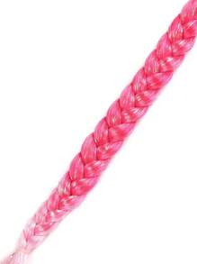 2pcs/Pack 18inch Kids Ponytail Extension With Hair Tie, Ombre Pink Ponytail Extension, Crazy Hair Day, Colored Hair Extensions For Kids, Festival Hair, Rave Hair, Ombre Ponytail