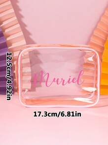 1 Túi đựng mỹ phẩm tùy chỉnh, Túi đựng đồ vệ sinh cá nhân, Túi đựng đồ trang điểm thêu tùy chỉnh, Túi đựng đồ vệ sinh cá nhân, Túi đựng đồ trang điểm phù dâu tùy chỉnh, Quà tặng phù dâu, Quà tặng cho phụ nữ, Quà kỷ niệm, Quà tặng Valentine, Quà sinh nhật, Quà cưới, Quà tặng cho bạn thân, Quà tặng cho mẹ/cô ấy/bạn gái/vợ/bạn bè, Túi đựng đồ trang điểm, Phụ kiện du lịch, Đồ dùng cho chuyến đi chơi mùa hè - Sáng - Xem 5