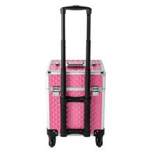 Professional Makeup Box, Multifunctional Makeup Box, Large Cart Beauty Storage Box - Màu Hồng Tươi - Xem 8