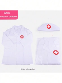 Christmas Decoration Doctor Children's Roleplay Toy Set Doctor Nurse Costume Set Interactive Toys Stage Performance Props (Some Accessories Colors & Styles Are Random),Doctor Outfit Kids,Nurse Toys,Kids Dress Up Costumes,Costume Doctor,Nurse Christmas,Kids Doctor Toys,Vet Toy,Kids Costume Doctor,Doctor Outfit Kids,Kids Doctor Costume,Kids Doctor,Doctor Nurse - Multicolor - View 10