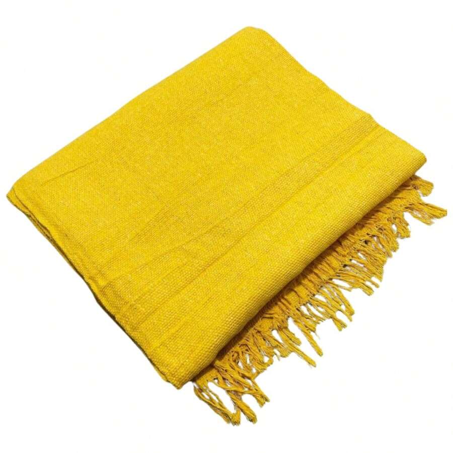 Sofa Blanket 300M X 180M King Large Thick Sofa Cover Type - Màu vàng - Xem 1