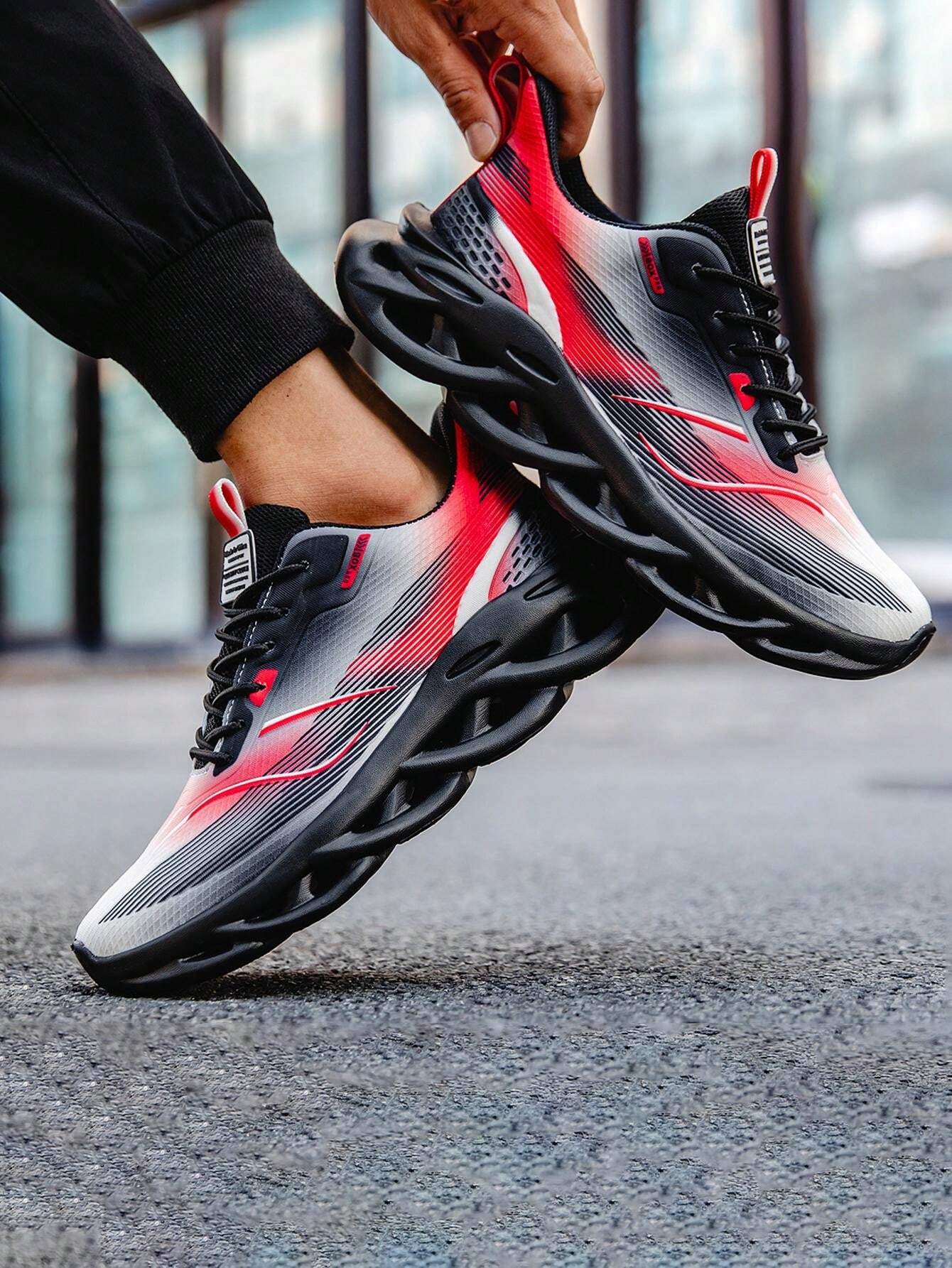 2024 New Autumn Sports Shoes For Teenage Boys, Thick Sole Cushioned Air