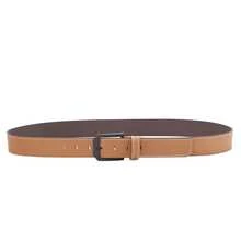 Pampa's Country Men's Casual Wide 4mm Leather Belt - Lạc đà - Xem 5