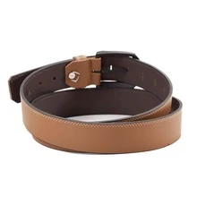 Pampa's Country Men's Casual Wide 4mm Leather Belt - Lạc đà - Xem 3
