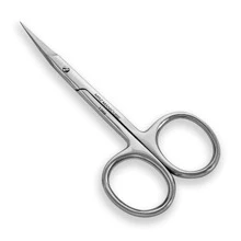 Tesoura De Inox Cortador De Unhas Gel Natural Fibra Acrilico - Prata - Visão 3