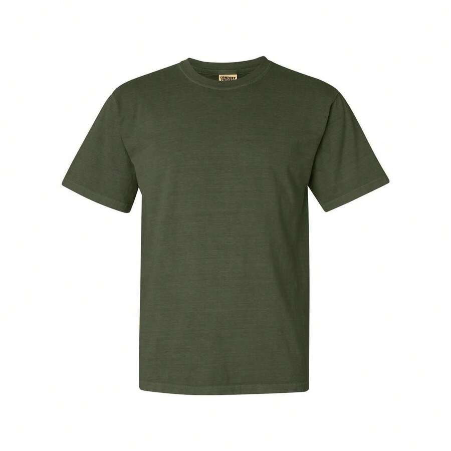 Comfort Colors Garment-Dyed Heavyweight T-Shirt - 100% Cotton - (SA1822) - Dark Green - View 1