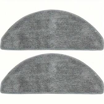 2 Packs Cloth Mop Pads For  E10 E12 B112 C103 3C Enhanced 3C Plus Robot Vacuum Cleaner - Floor Attachment Replacement Mop Cloths Accessories