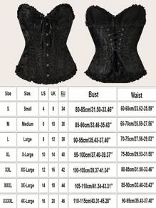 Palace Style Corset With Boning To Shape Waist And Push Up Bust, Sexy Jacquard Shapewear Top, Suitable For Wearing With A Dress,  Christmas Top