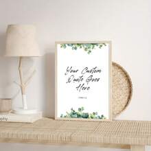 1 Tấm tranh canvas in hoa theo yêu cầu | In chữ | Trang trí tường theo yêu cầu | In hoa cá nhân hóa | Biển hiệu trích dẫn theo yêu cầu | Tranh trích dẫn | Trang trí tường | Không khung, Có thể chọn khung, Trang trí nhà cửa, Trang trí phòng khách - Nhiều màu - Xem 8