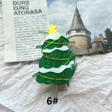 Kẹp tóc Acrylic cho tiệc Giáng sinh - Nhiều màu - Xem 14