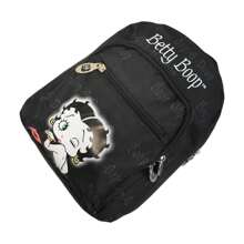 Betty Boop Zipped Mini Backpack Collection – Iconic Style, High Quality, Compact & Convenient - Monochrome Chic - View 4