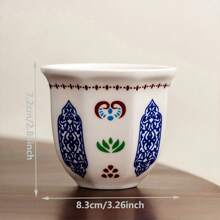 1 件陶瓷拿铁艺术杯，办公室家用咖啡杯 180 毫升 [250 毫升] 返校 - 彩色 - 查看 18