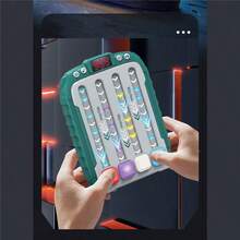 1pc Musical Rhythm Stairs Stepper Game Machine With Light-Up Buttons Dancing Game Challenge Toy [Batteries Not Included] - Multicolor - View 4